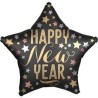 BALLON METALLIQUE ETOILE HAPPY NEW YEAR  48 CM