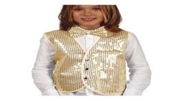 GILET A SEQUINS OR ENFANT
