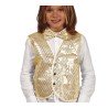 GILET A SEQUINS OR ENFANT