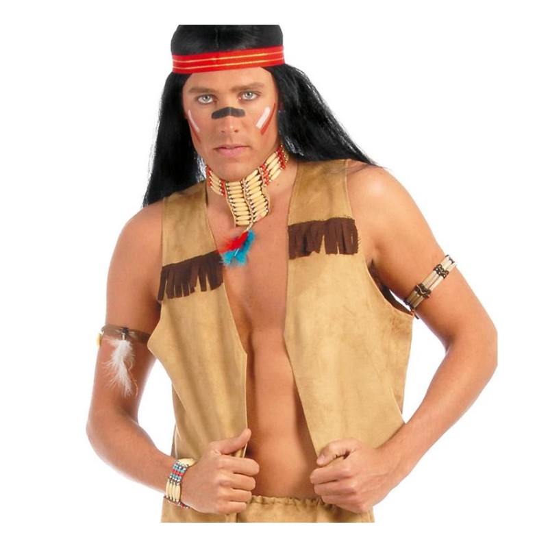 DEGUISEMENT GILET COW BOY OU INDIEN  ADULTE DEGUISEMENT GILET COW BOY OU INDIEN  ADULTE