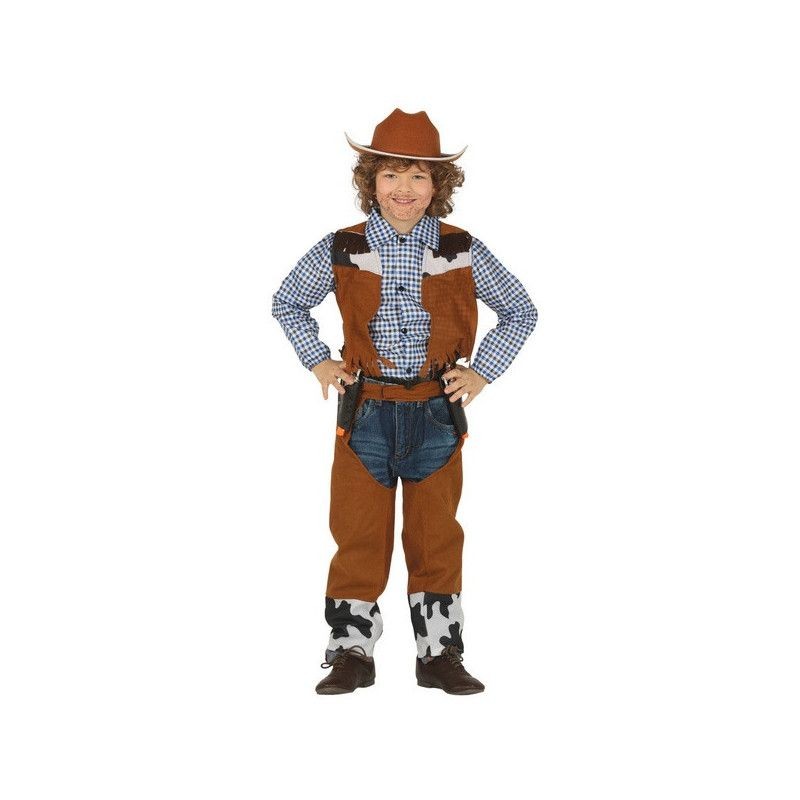 DEGUISEMENT COWBOY VACHE TAILLE 5/6 ANS