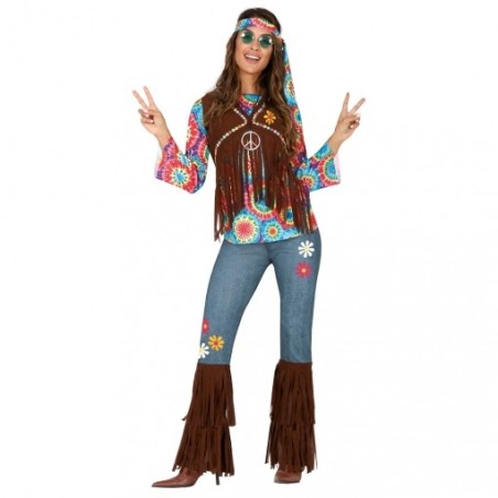 DEGUISEMENT HIPPIE FEMME TAILLE M