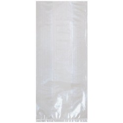 25 SACHETS EN PLASTIQUE TRANSPARENT 12.7 X 29.2 X 7.6 CM