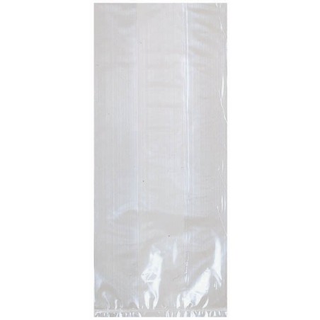 25 SACHETS EN PLASTIQUE TRANSPARENT 12.7 X 29.2 X 7.6 CM