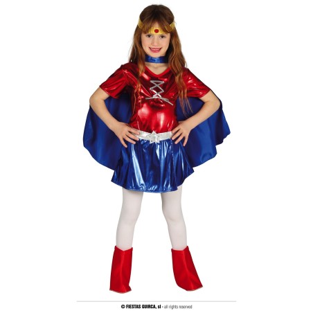 DEGUISEMENT SUPER HERO FILLE WONDER TAILLE 7-9 ANS