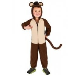 DEGUISEMENT SINGE ENFANT TAILLE 3-4 ANS XS