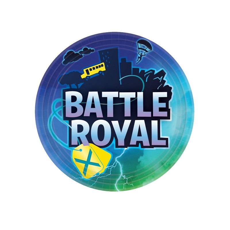 8 ASSIETTES BATTLE ROYAL 23 CM