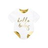 20 SERVIETTES FORME BODY HELLO BABY 32.5 X 31.5 CM