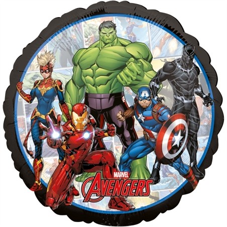 BALLON METALLIQUE ROND AVENGERS 43 CM