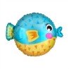 BALLON METALLIQUE ROND POISSON 48 X 35 CM