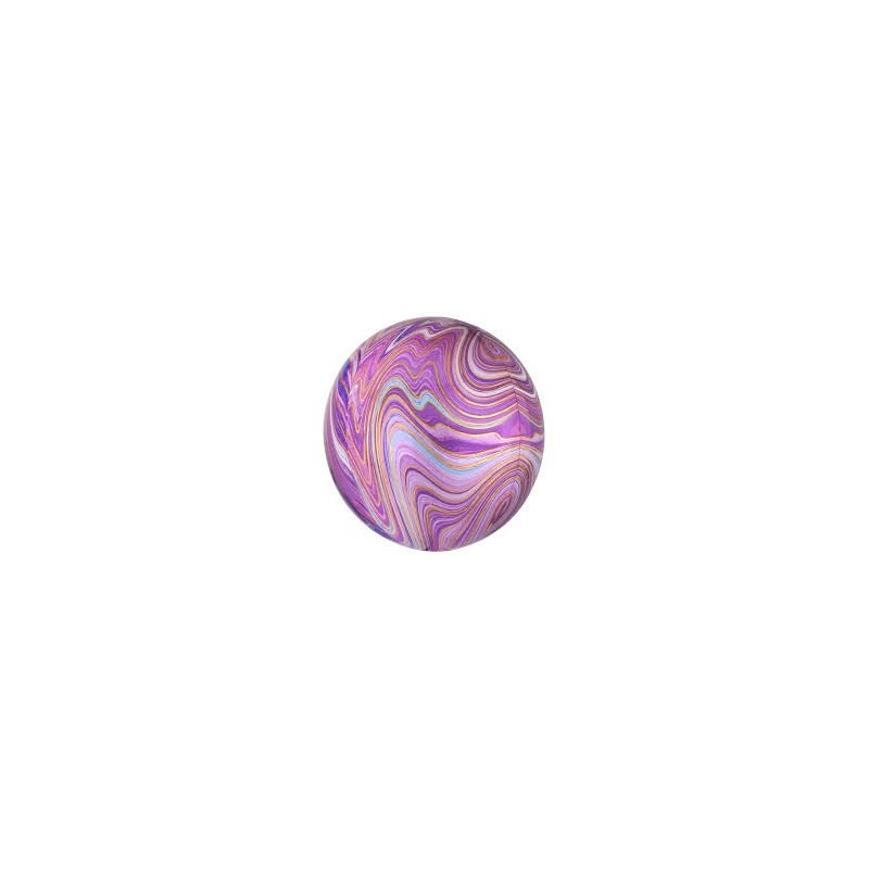 BALLON METALIQUE ORBZ VIOLET ROSE 38 X 40 CM BALLON METALIQUE ORBZ VIOLET ROSE 38 X 40 CM
