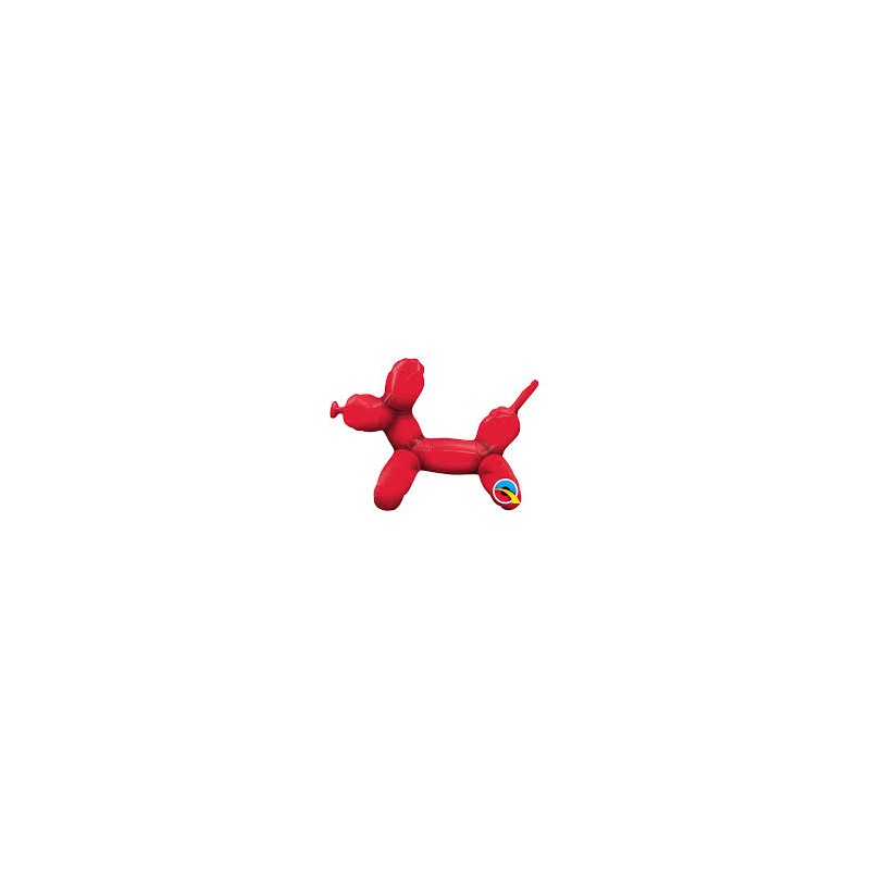 BALLON METALLIQUE CHIEN ROUGE A SOUDER 14"