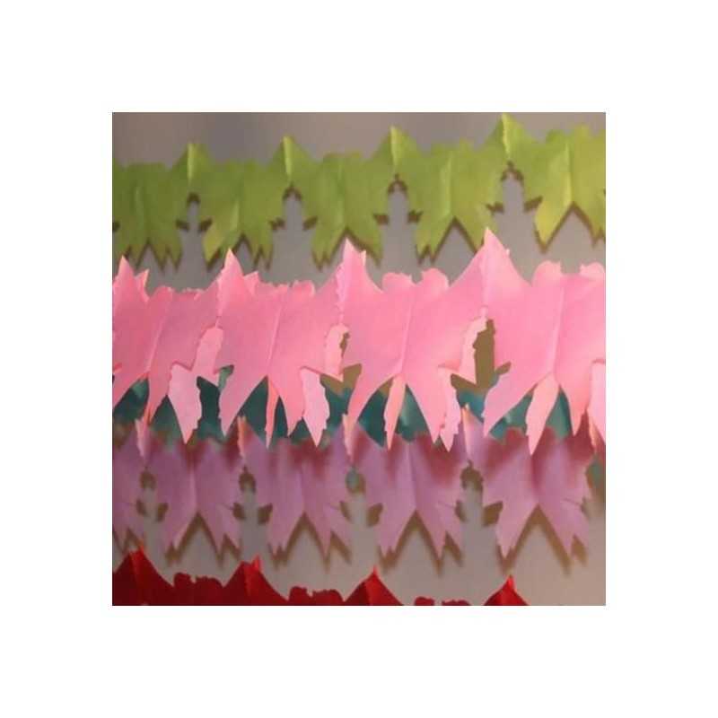 GUIRLANDE COLOMBE ROSE 4 METRES