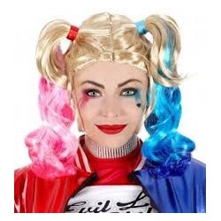 PERRUQUE COUETTES HARLEY QUINN