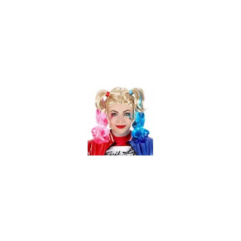 PERRUQUE COUETTES HARLEY QUINN