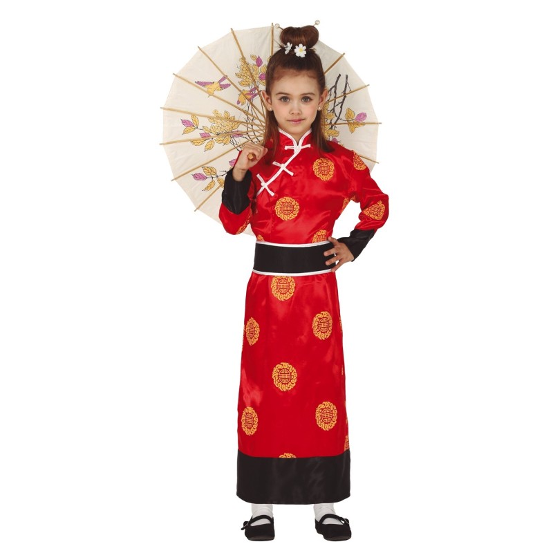 DEGUISEMENT ENFANT FILLE CHINOISE TAILLE 5-6 ANS 