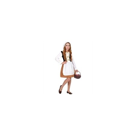 DEGUISEMENT ROBE MEDIEVALE COURTE PAYSANNE TABLIER TAILLE 116