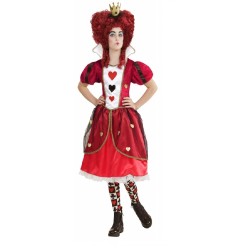 DEGUISEMENT ROBE  REINE DE COEUR  ROUGE TAILLE 158