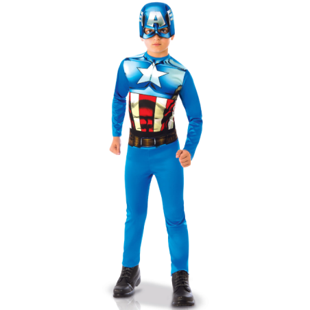 DEGUISEMENT CAPITAINE AMERICA ENFANT TAILLE 5-6 ANS 
