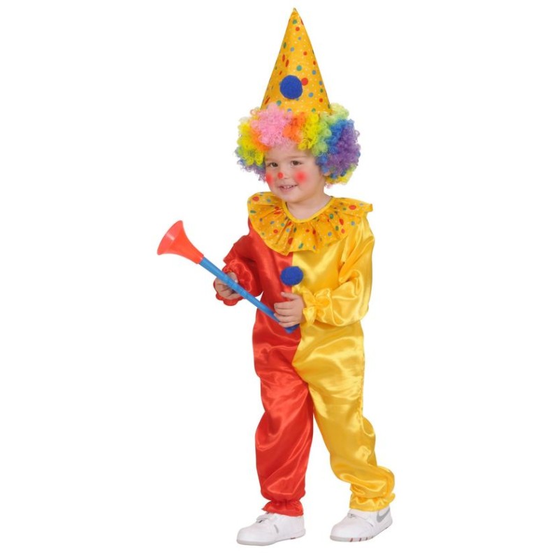 DEGUISEMENT COMBINAISON CLOWN MULTICOLORE TAILLE 104