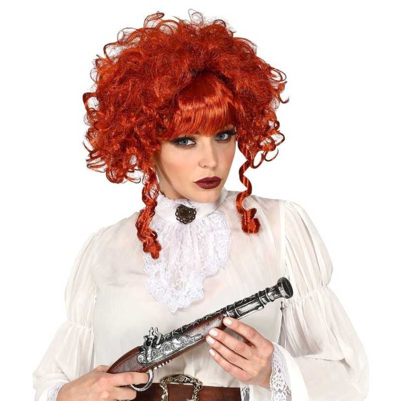 PERRUQUE VICTORIENNE STEAMPUNK ROUSSE