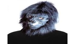 MASQUE GORILLE AVEC POILS PELUCHE 
