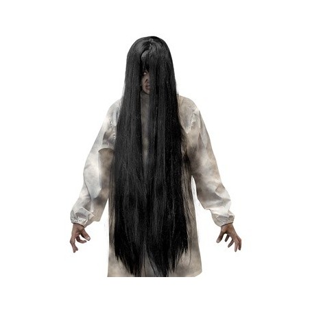 PERRUQUE LONGUE NOIRE EVIL SPIRIT