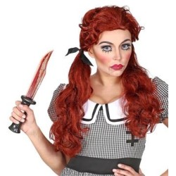 PERRUQUE POUPEE TUEUSE CUIVRE