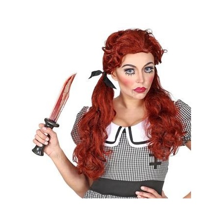 PERRUQUE POUPEE TUEUSE CUIVRE