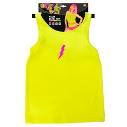 DEGUISEMENT T-SHIRT JAUNE NEON 