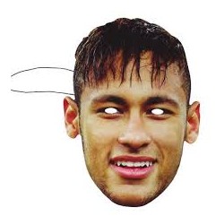 MASQUE EN CARTON NEYMAR 