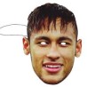 MASQUE EN CARTON NEYMAR  MASQUE EN CARTON NEYMAR