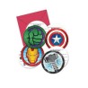 6 INVITATIONS AVENGERS AVEC ENVELOPPE 