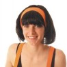 BANDEAU ORANGE FLUO 80'S 