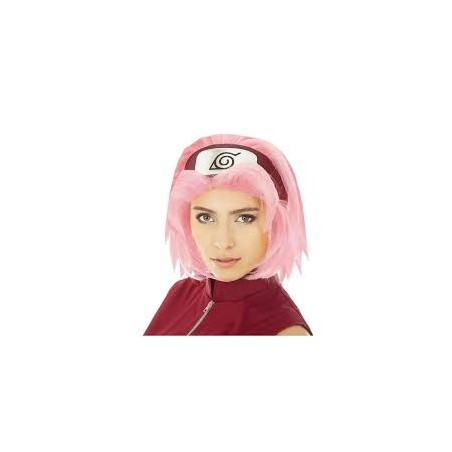 PERRUQUE NARUTO FILLE SAKURA HARUNO ROSE 