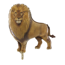 BALLON METALLIQUE LION 90 CM 