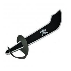 EPEE DE PIRATE MOUSSE 48 CM 