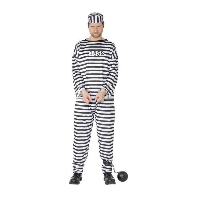 DEGUISEMENT PRISONNIER TAILLE 54/56
