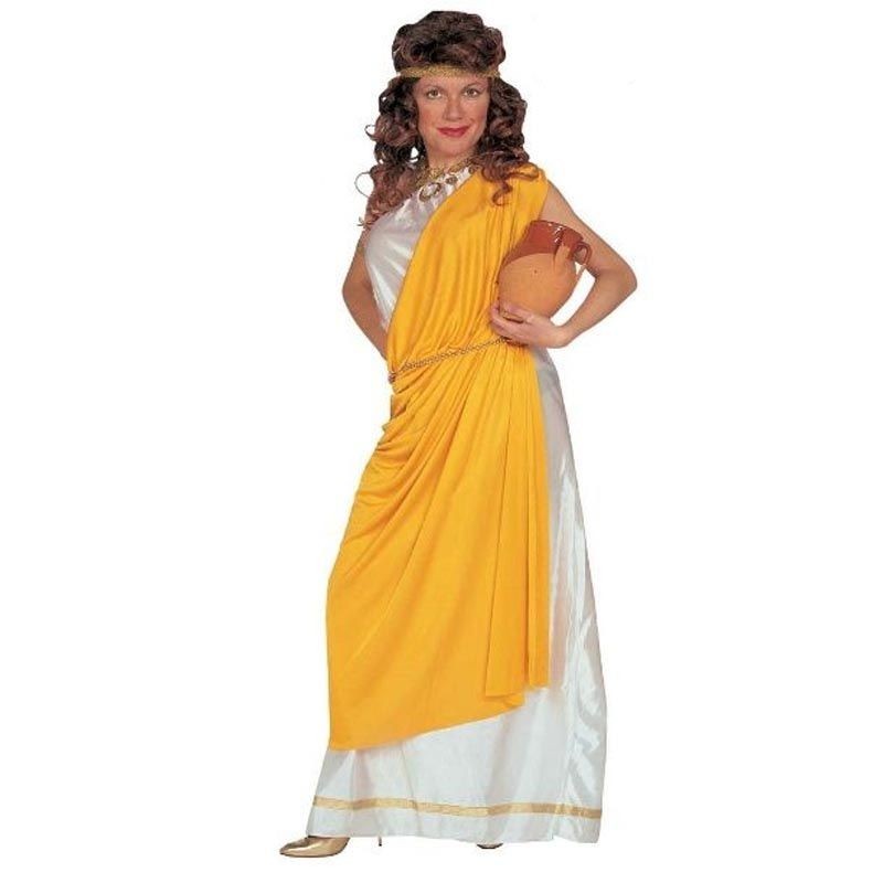 DEGUISEMENT DEESSE JAUNE TAILLE M  DEGUISEMENT DEESSE JAUNE TAILLE M