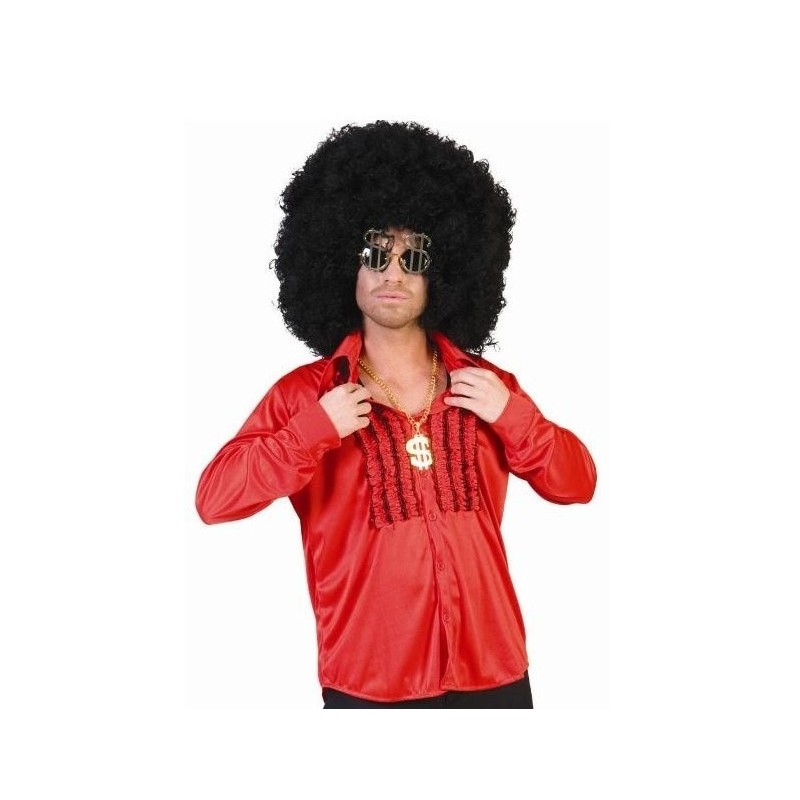 DEGUISEMENT CHEMISE RUCHE ROUGE SATIN TAILLE 52 DEGUISEMENT CHEMISE RUCHE ROUGE SATIN TAILLE 52