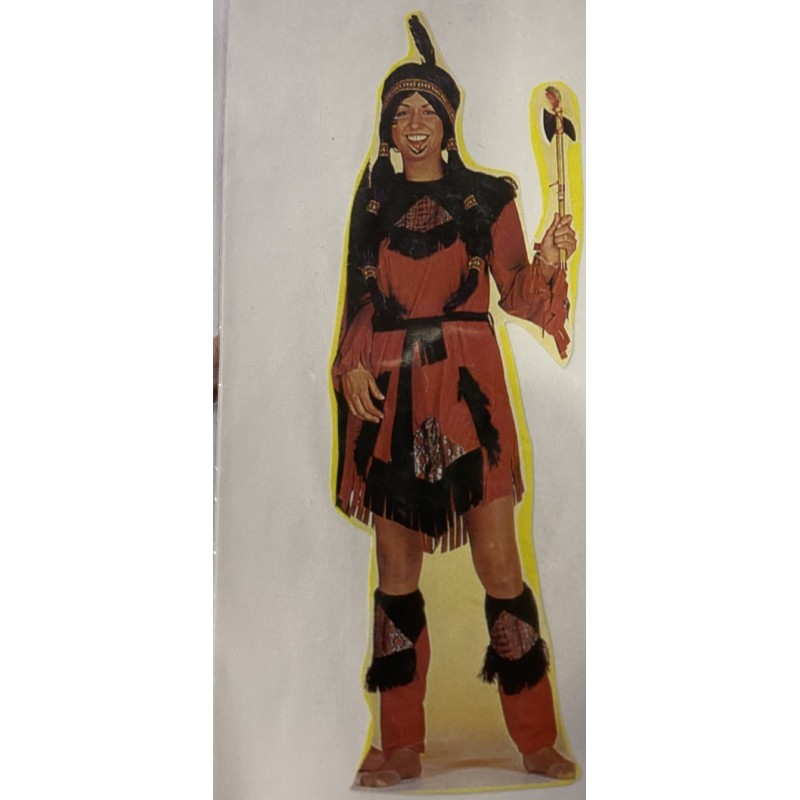 DEGUISEMENT INDIENNE SNACK ROUGE TAILE 40 DEGUISEMENT INDIENNE SNACK ROUGE TAILE 40