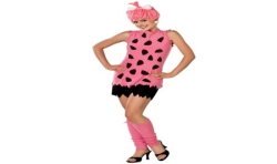 DEGUISEMENT FEMME PIERRE A FEU ROSE TAILLE XS