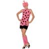 DEGUISEMENT FEMME PIERRE A FEU ROSE TAILLE XS