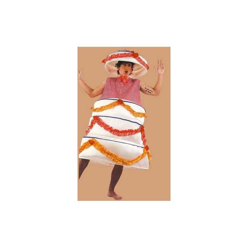 DEGUISEMENT GATEAU SURPRISE TAILLE L 