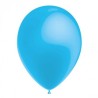 12 BALLONS LATEX 28 CM BLEU CIEL METAL  BALLOONIA