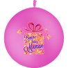 BALLON LATEX FETE DES MERES 3' FUSCHIA