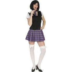 DEGUISEMENT ROBE ECOLIER BLEU ET NOIR TAILLE 36-38