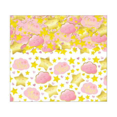 CONFETTIS DE TABLE OH BABY ROSE 70 G