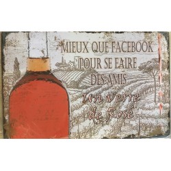 PLAQUE METAL VINTAGE MIEUX QUE FACEBOOK