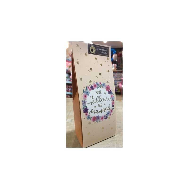 GRAINS DE CHOCOLAT 70 G POUR LA MEILLEURE DES MAMANS EFFET METALLIC OR